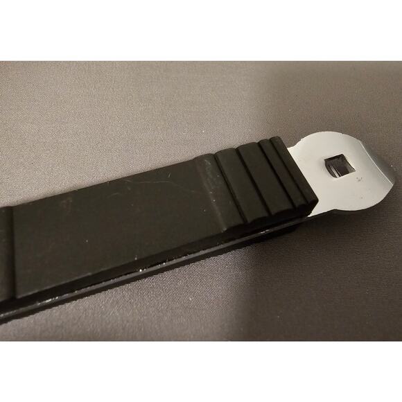 Salute Beer Bottle and Can Pierce Opener - 6" (inches) long w/Black Handle - Picture 7 of 7